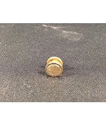 Vintage Golden Circle Tie Tack Pin 7/16&quot; - $9.99