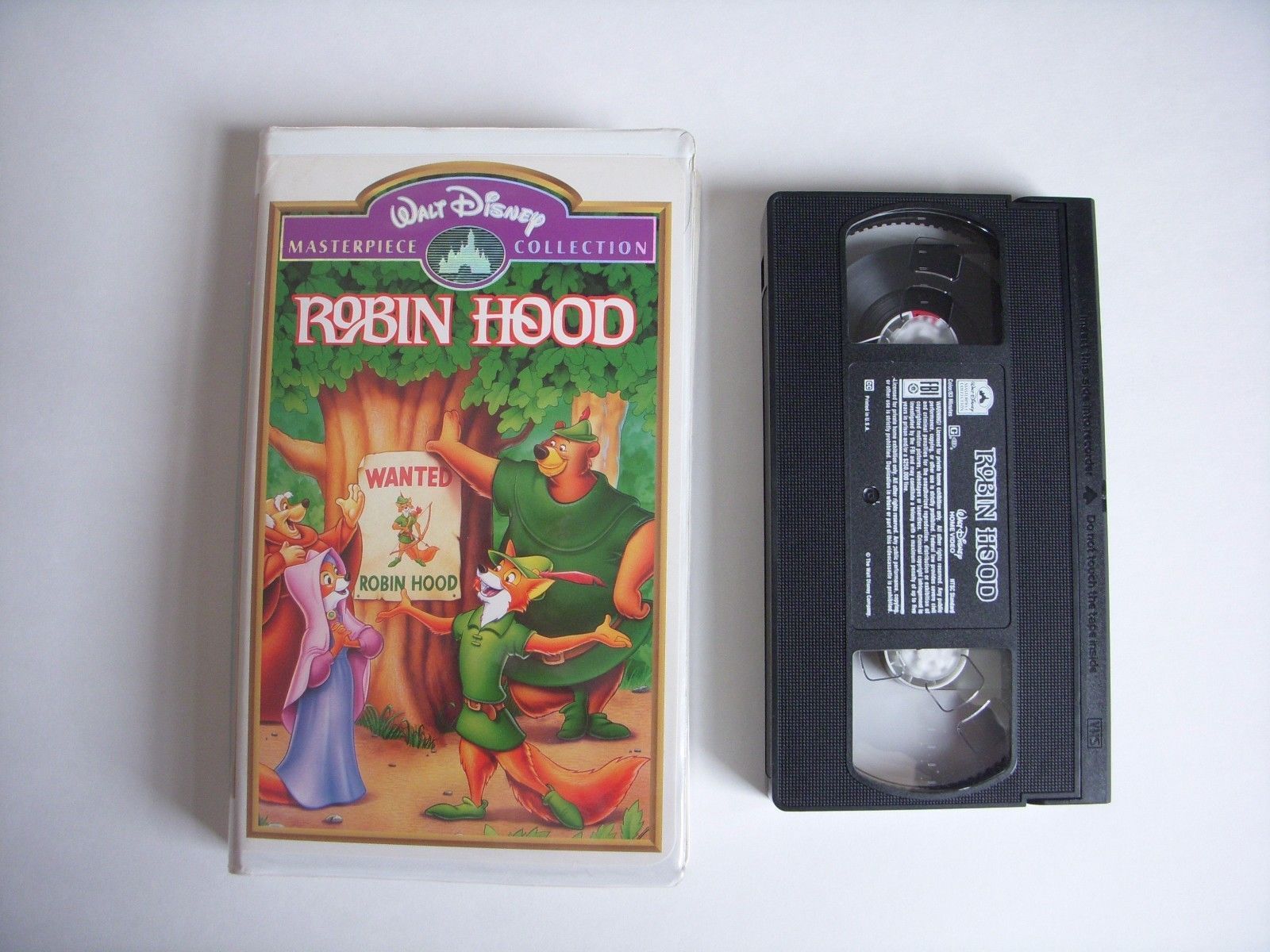 Disney Masterpiece Robin Hood ~ Dumbo ~ Alice in Wonderland 3 VHS Set ...