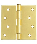 4&quot;x4&quot; Solid Brass Hinge-Full Mortise Weight-Plain Bearing - $10.88