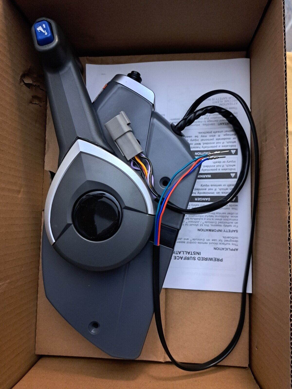 Amarine Made 5006180 BRP Side Mount Remote Control Box Johnson Evinrude