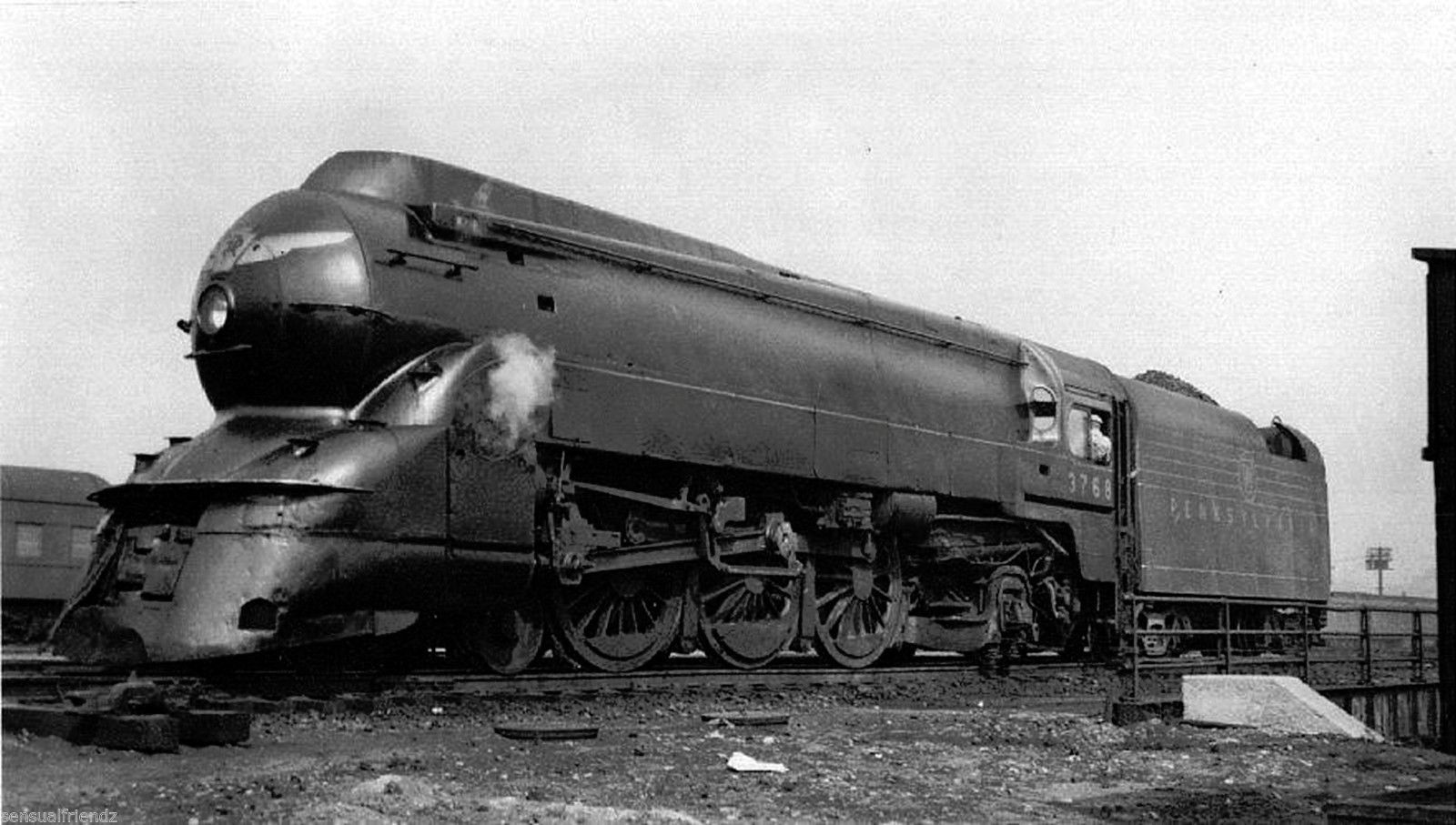 Pennsylvania Railroad S-1 Bullet Train Steam photo print 1930s Art Deco PRR #2