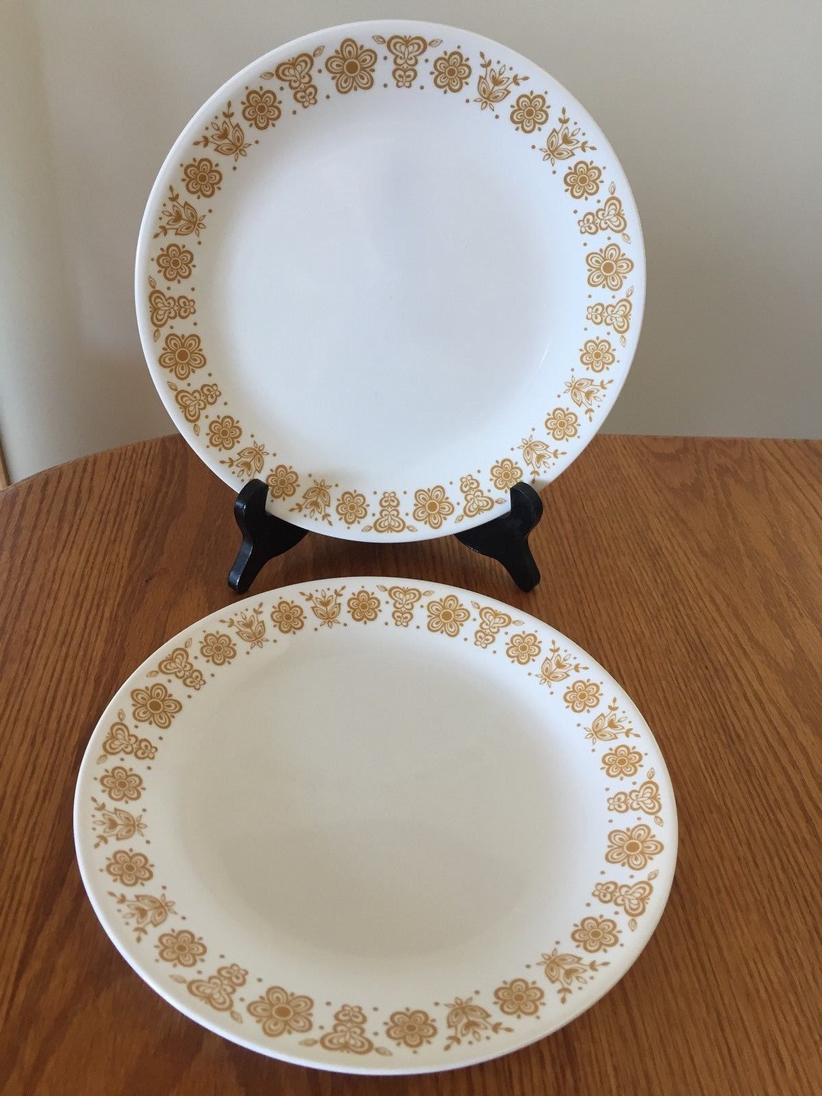 CORELLE GOLD BUTTERFLY DINNERWARE~DINNER LUNCHEON PLATES SAUCERS CUPS ...