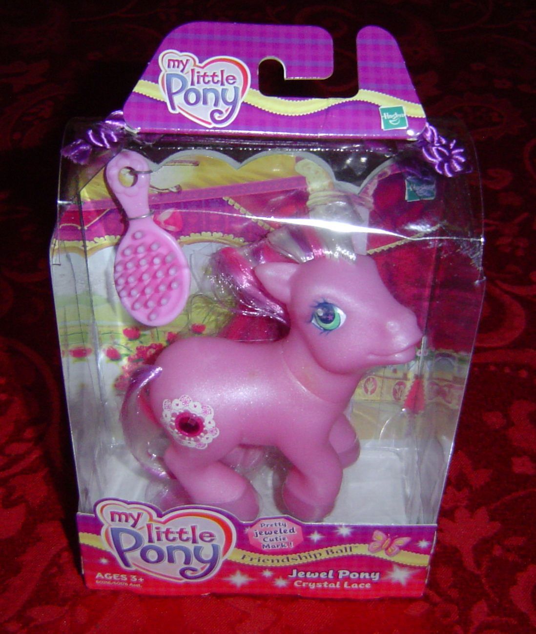 My Little Pony G3 Crystal Lace Jewel Pony Hasbro 2003 Friendship Ball ...