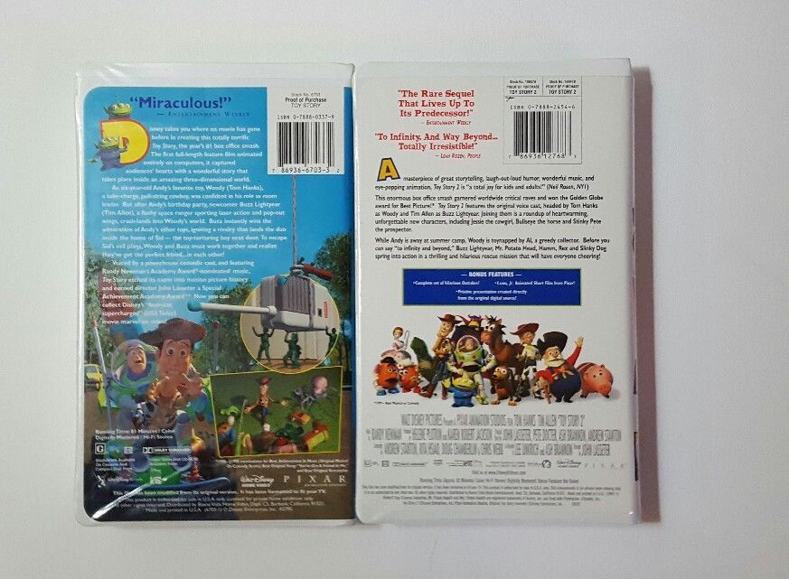 Disney's Toy Story And Pixar Toy Story 2 VHS and 29 similar items