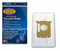 9pk EnviroCare Replacement Vacuum Bags Electrolux Style S & OX Harmony Canister - $11.40