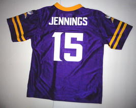 NFL PLAYERS Minnesota Vikings #15 Greg Jennings jersey youth   NWT - $14.99