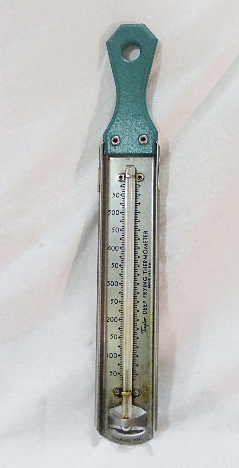 Vintage taylor thermometer stainless steel deep frying with Box
