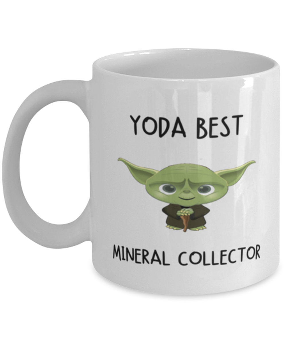 Mineral collector Mug Yoda Best Mineral collector Gift for Men Women Coffee