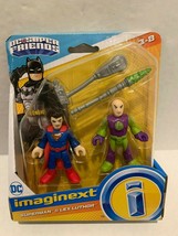 New Imaginext Fisher DC Super Friends Superman &amp; Lex Luthor - $21.46