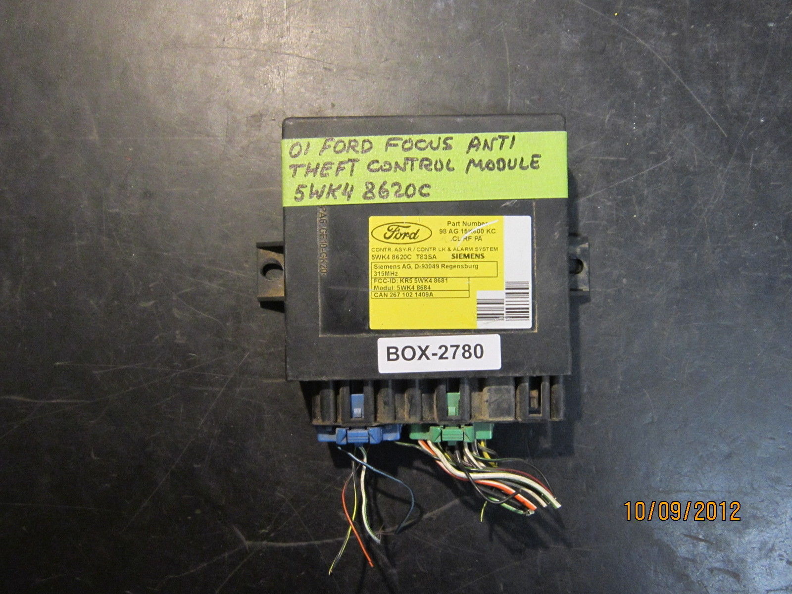 01 Ford Focus Anti Theft Control Module 5 And 13 Similar Items 01 Ford Focus Anti Theft Control Module 5 And 13 Similar Items S L1600