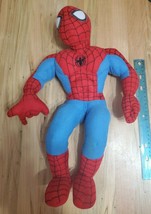 2004 Marvel Spiderman Large 18” Talking Plush Toy Biz Worldwide WORK push belly - $26.37