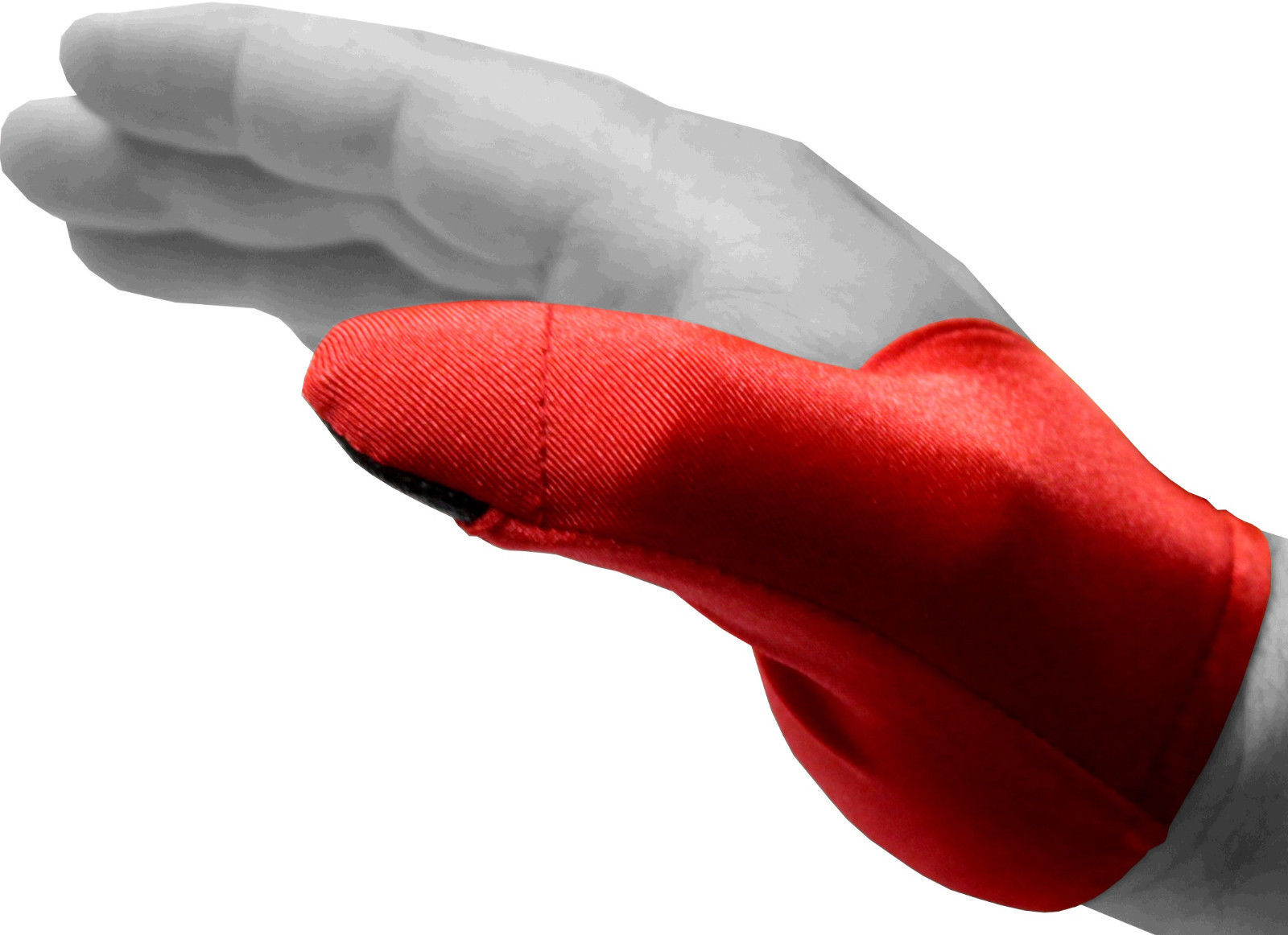Red Bowling Ball Thumb Sock Insert Saver Glove Tape Replacement Grip