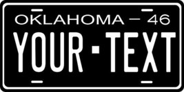 Oklahoma 1946 Personalized Tag Vehicle Car Auto License Plate - $16.75