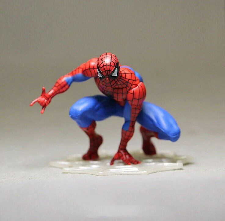 Spider Man Action Figures Spiderman Homecoming Spider Web Anime Posture ...