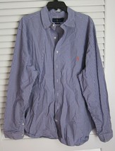 POLO Ralph Lauren Button Down Shirt Purple Gingham Plaid SIZE BIG AND TA... - $52.46