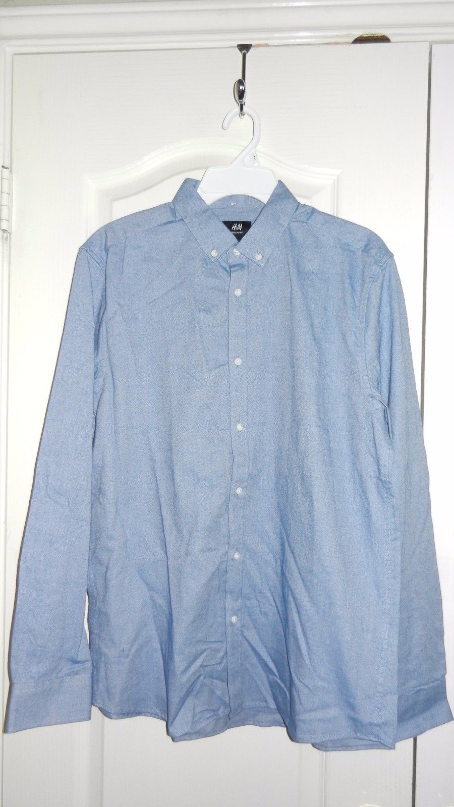 h and m button down dress