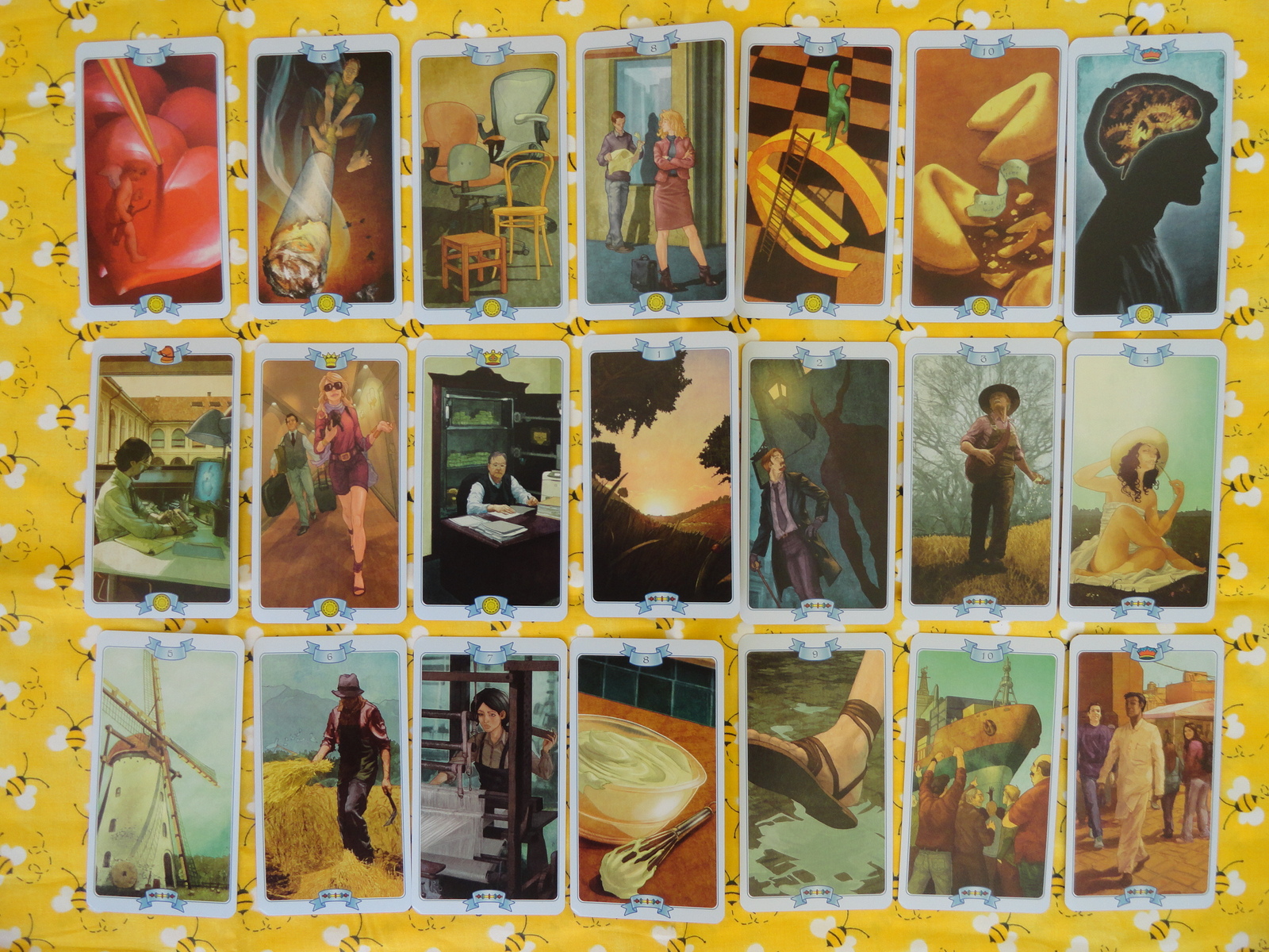 Law of Attraction 78 Tarot Deck Lo Scarabeo Comtemporary Illustrations