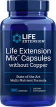 2 PACK Life Extension Mix Capsules Without Copper 360 caps image 1