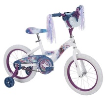 Huffy Frozen 2 Kids Coaster Bike 16" w Handlebar Bag and Wide Training Wheels  - $199.99