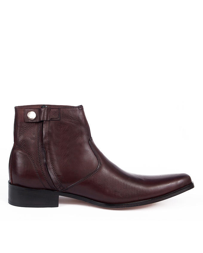 burgundy pointed toe boots