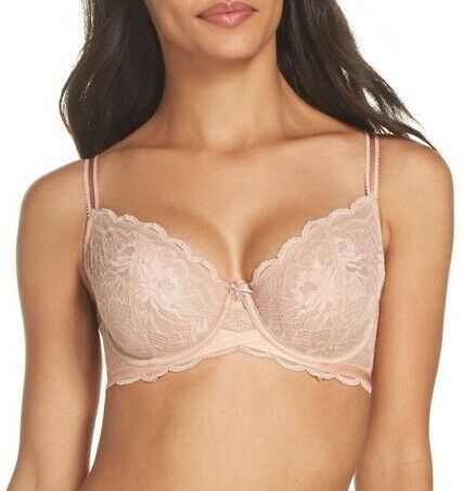 UK 40F US 40G GLAMORISE Navy Magic Lift Full Figure Support Bra NWOT