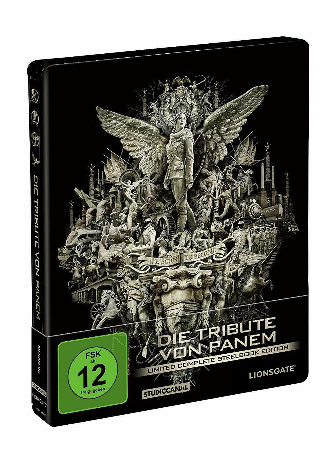 Show full-size image of LIMITED The Hunger Games - Complete Edition Stunning German Import! Blu-Ray!