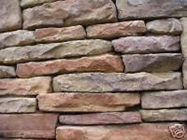 #ODL-86K Drystack Ledgestone Concrete Stone Kit w/86 Veneer Molds + DIY Supplies image 2