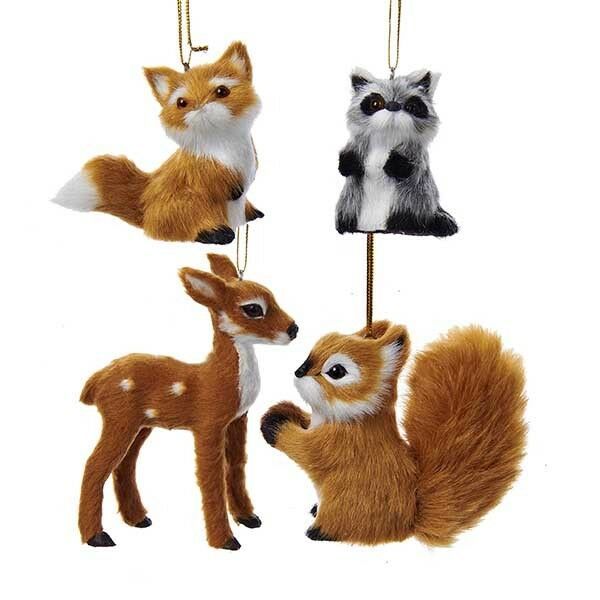 Wildlife Furry Animals Ornaments