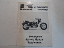 1996 Kawasaki Vulcan800 Classic VN800 Classic Service Manual Supplement STAINED - $15.83