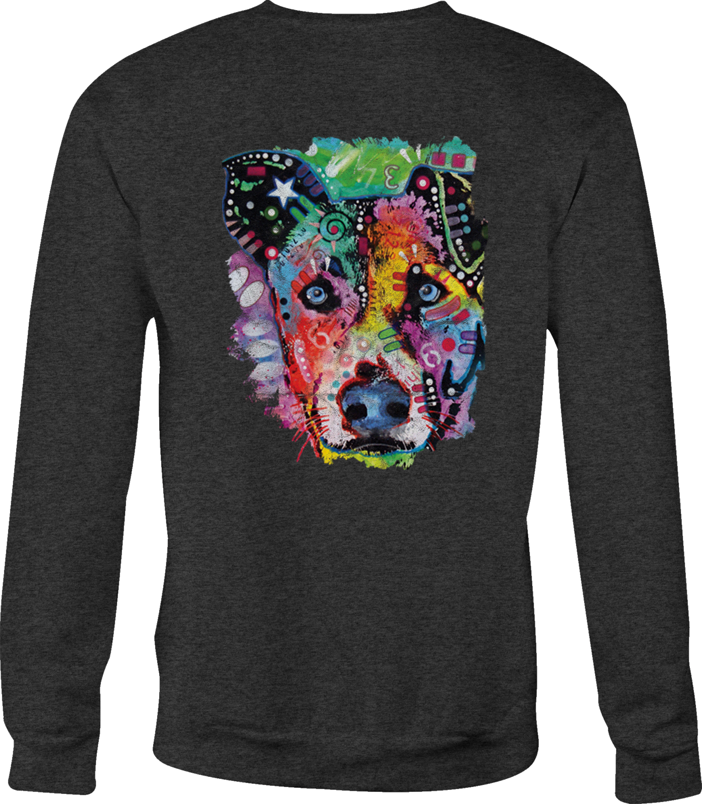 Crewneck Sweatshirt Crazy Ear Dog Breed shirt for Men or Women ...