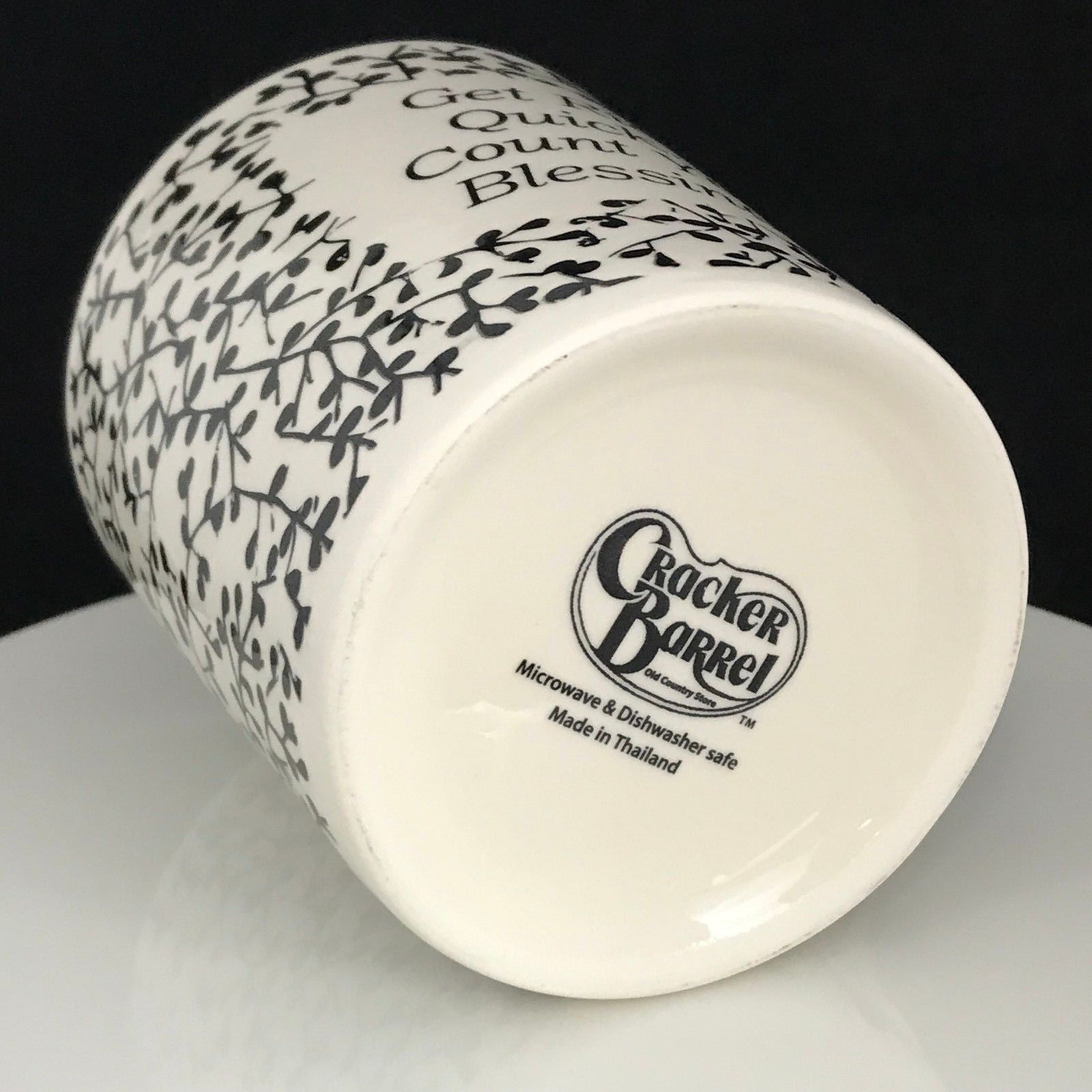 Cracker Barrel Inspirational Get Rich Quick Count Your Blessings Coffee