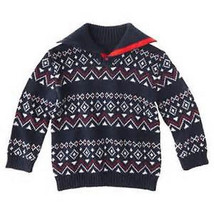 Genuine Kids by Oshkosh Infant Boys Pullover Sweater Blue Size 12 Months... - $10.49