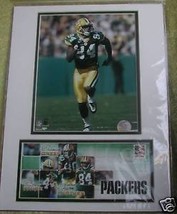 Javon Walker 2005 Favre Green Bay Packers Matted photo 16x12 new sealed ... - $32.49