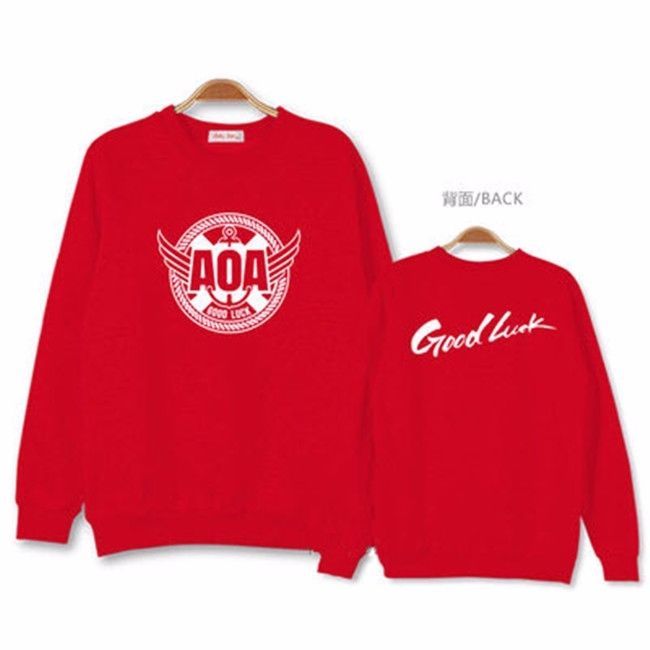 Kpop Aoa Sweater New Good Luck Hoodie Ace Of And 50 Similar Items
