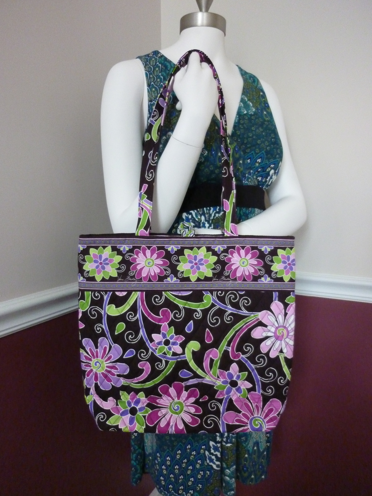 vera bradley purple tote