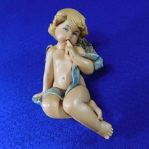 Vintage Fontanini Depose Putti Cherub Angel Shelf Sitter Figurine - $21.50
