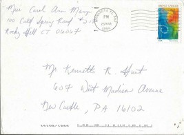 Carol Ann Manzi Signed 2 Page Letter on Card 1999 Soprano singer image 2