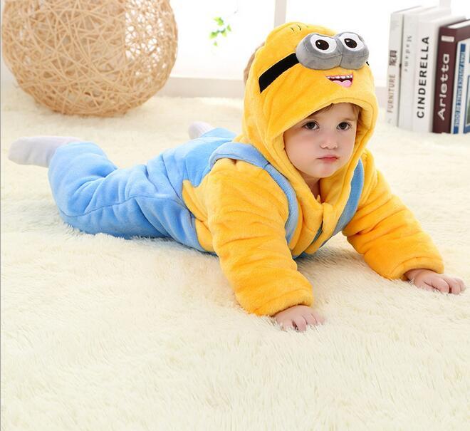 minion baby sleepsuit