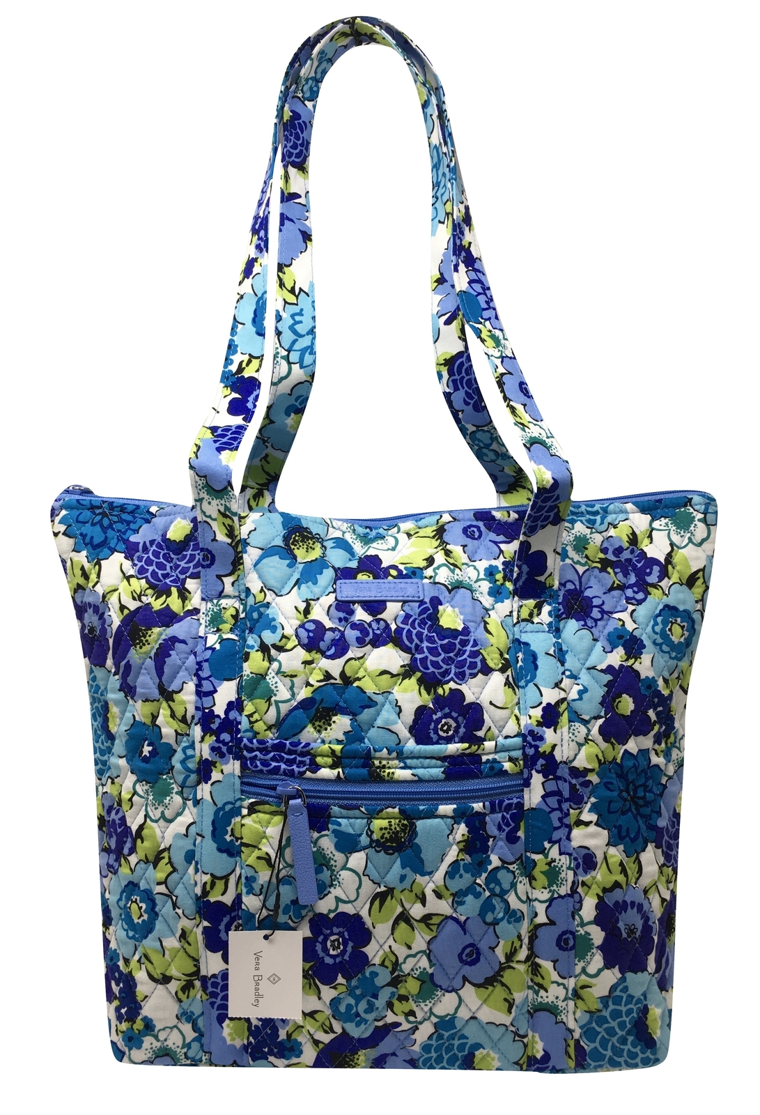 Vera Bradley Villager Tote Shoulder Bag in Blueberry Blooms - NWT - $78 ...