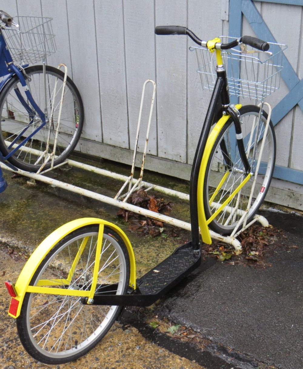 big wheel scooter bike