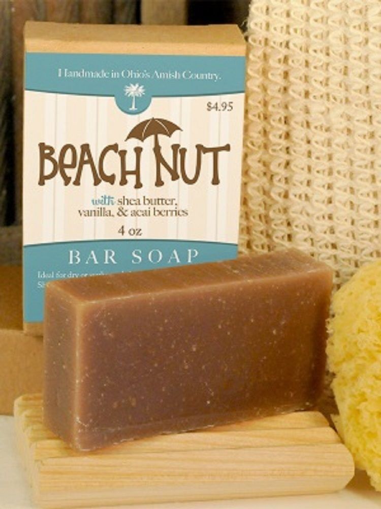 Primary image for Beach Nut Soap ~ All Natural Handmade Moisturizing Bar  3.5oz
