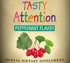 Children&#39;s TASTY ATTENTION Peppermint Flavor Herbal Formula Supplement - $21.97+