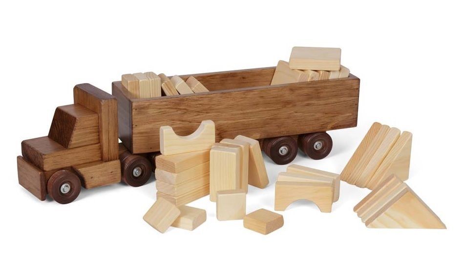 Wood Cargo Truck With Block Load Amish And 50 Similar Items S L1600