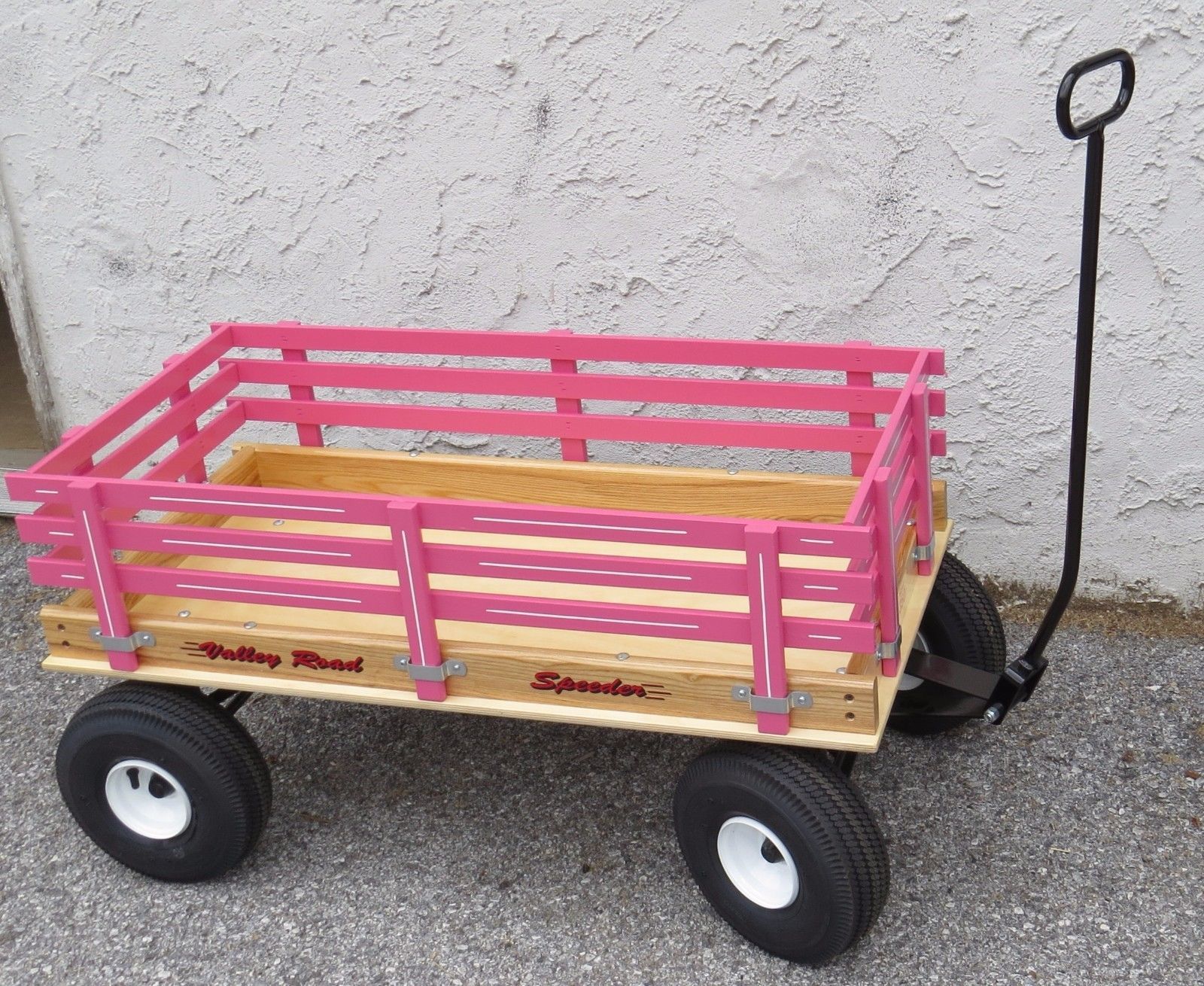 CLASSIC WAGON 36" Wood or Poly Garden Beach Cart Kids Wooden Pull Toy