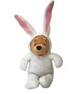 Disney Store WINNIE the POOH Plush in EASTER BUNNY Costume  - $18.66