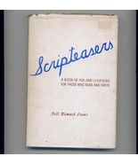Evans - SCRIPTEASERS - 1958 1st hb/dj - scarce signed copy - $18.00