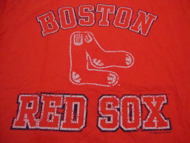 Primary image for MLB Boston Red Sox Major League Baseball Fan Apparel Soft Red T Shirt XL