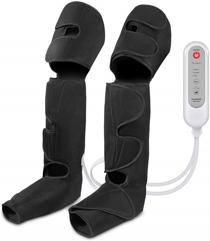 QUINEAR Leg Massager for Circulation Air Compression Wraps Massage for Foot Calf