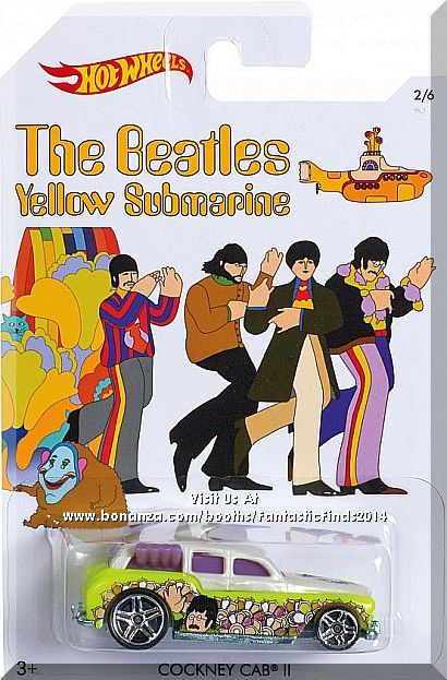 Hot Wheels - Cockney Cab II: The Beatles Yellow Submarine #2/6 (2016) *Walmart*