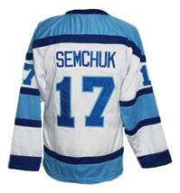 Any Name Number Edmonton Oil Kings Retro Hockey Jersey White Semchuk Any Size image 2
